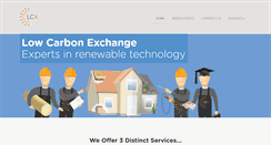 Desktop Screenshot of lowcarbonexchange.com